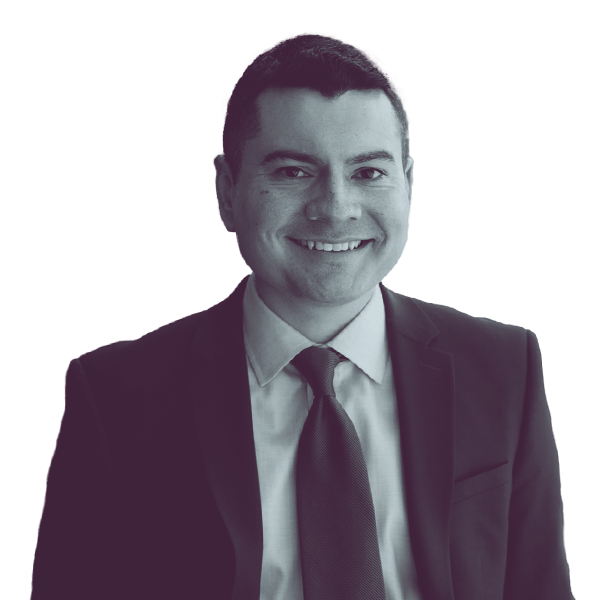 Black and white headshot of Phil Hernandez, Virginia HD-94, smiling and looking directly into the camera.