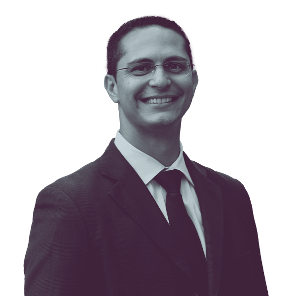 Black and white headshot of Joseph Lagana, New Jersey LD-38 (Senate), smiling and looking directly into the camera.