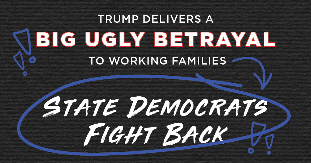 The image consists of red white and blue text reading 