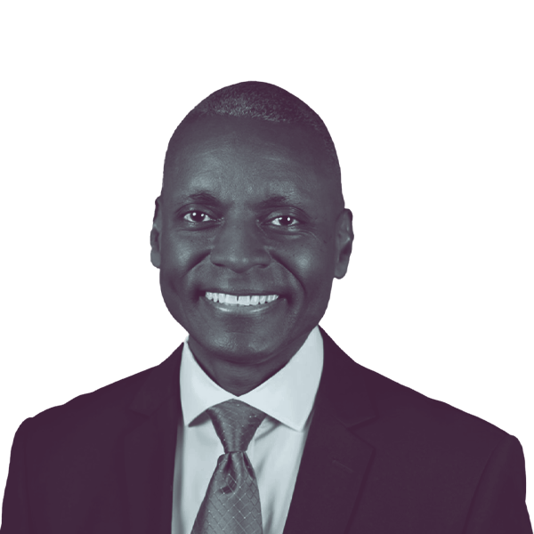 A black and white portrait of Virgil Tornton, Democratic candidate for Virginia House District 86, smiling and looking into the camera.