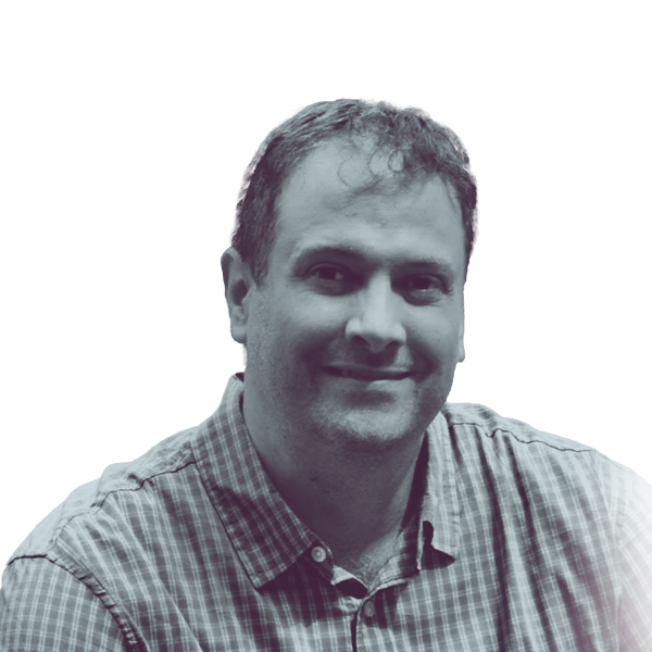 A black and white portrait of Louis McNutt, Democratic candidate for Minnesota House District 29, smiling and looking into the camera.