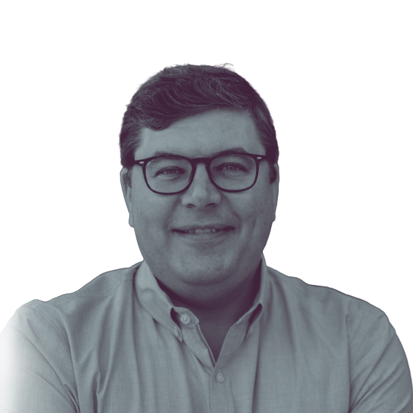 A black and white portrait of Jeremy Zellner, Democratic candidate for New York Senate District 61.