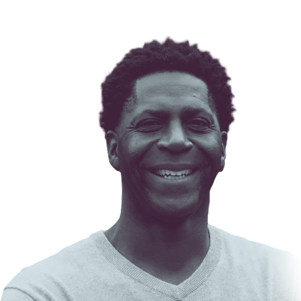 A black and white portrait of Chedrick Greene, Democratic candidate for Michigan Senate District 35.